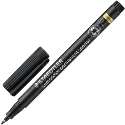 Staedtler Lumocolor Permanent Special markeerstift 1 stuk(s) Fijne/kogelvormige punt Zwart