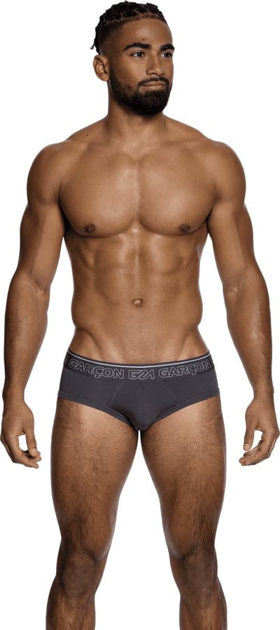 Garçon Brief Grey - MAAT S - Heren Ondergoed - Slip voor Man - Mannen Brief