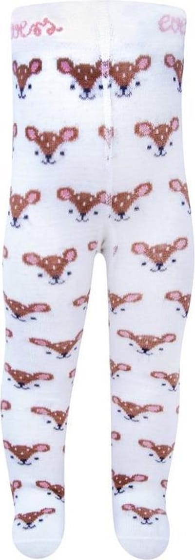 Babymaillot off-white met Hertjes - Biologisch Katoen (GOTS) - 68