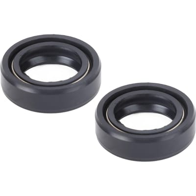 2 Stuks Oliekeerring Rubber 18mm Binnendiameter 346 60111 0 Vervanging voor Tohatsu Buitenboordmotor 25 30 PK black