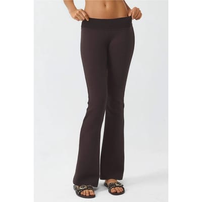 Elastische Taille Flared Broek