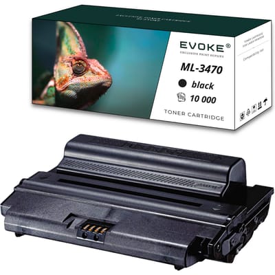 Evoke Compatibele Toner voor Samsung Ml3470B Ml-3470 Zwart 10000 Pagina's Ml-3470D Ml-3471Dk Ml-3471Dkg Ml-3471Nd Ml-3472Dk