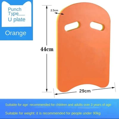 Kickboard Zwemtraining Kickboard EVA Foam Drijvend Board U-vormig Kickboard voor Kinderen Volwassenen Water Zwembad Accessoires oranje