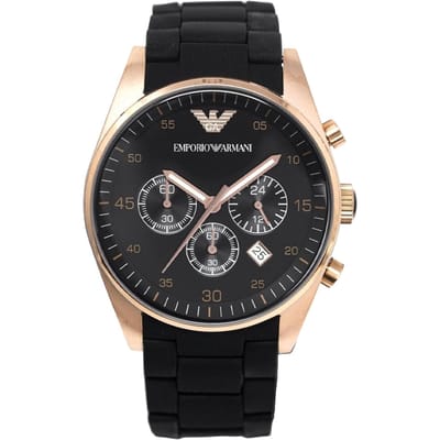 Emporio Armani AR5906 Dames Sportivo Horloge Roségoud