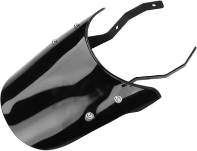 Motorfiets Windscherm - Voorruit Deflector - Comfortabel Rijden - Verbeterde Aerodynamica - 26 x 22 x 7 cm - Zwart