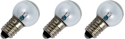 Signaallamp E10 12V 4W - 333 mAh - 3 stuks - G17 Gloeilamp Ø17mm - 30mm - 2500K - Dimbaar