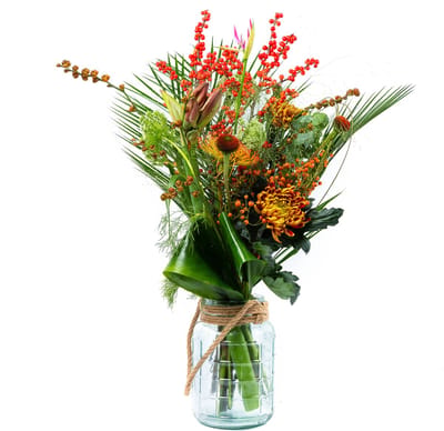 BloomKado | Plukboeketten | Veldboeket Amber | Exclusief herfstboeket XL