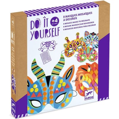 DJECO DIY maskers maken Jungle dieren 4 jr+