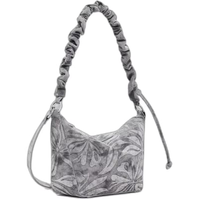 Desigual schoudertas Munich Across Body Bag Middle Gray grijs
