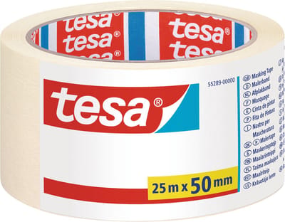 Tesa Afplaktape/schilderstape - 50 mm x 25 m - maskeertape - Schilderen tools