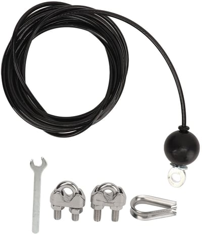 Dailygoody - Fitness Katrol Kabel - Verstelbaar Systeem voor Thuis Gym - Ideaal voor Krachttraining - 398,8 cm Lengte - Geschikt voor Thuisgebrui