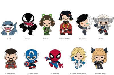 Marvel Rugzakhanger - Rivals - Characters - Mystery (Chase Edition mogelijk) - voor Geen - meerkleurig