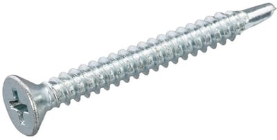 Zelfborende Plaatschroeven - Phillips 2 Platkop - 4,8 x 19mm - Voldraad - Verzinkt (200 stuks)