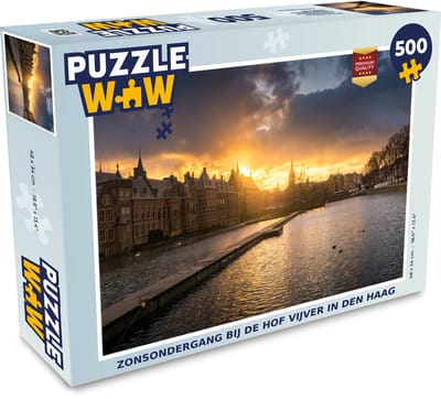 Puzzel Den Haag - Water - Zon - Legpuzzel - Puzzel 500 stukjes