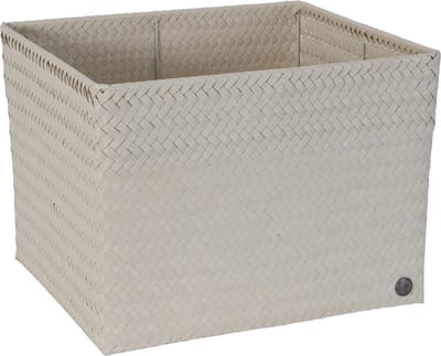 Opbergmand - Grote Mand - Speelgoedmand - Woonkamer - Badkamer - Kinderkamer - Babykamer - Handed By -Top Fit open large 30 - beige - champagne