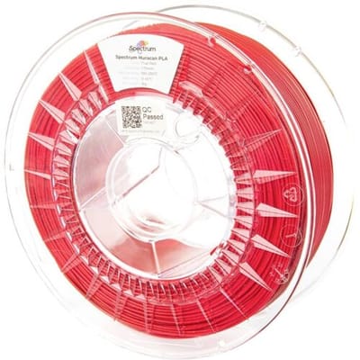 Spectrum Filaments 80931 Huracan PLA TRUE RED Filament PLA kunststof Highspeed filament, Verhoogde extrusionsrate 1.75 mm 1000 g Rood 1 stuk(s)