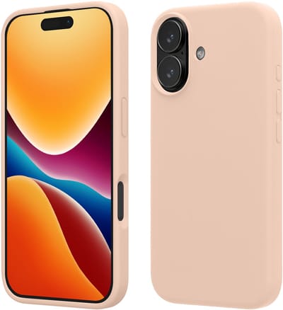 kwmobile telefoonhoesje geschikt voor Apple iPhone 17 - Hoesje met siliconen coating - Smartphone case in kokosmelk