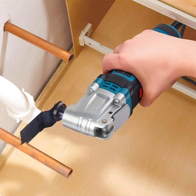 Dailygoods- Oscillerend Zaagblad Set - 20 Stuks - Koolstofstaal - Universeel - Multitool - Slijtvast - Dieptemarkeringen - Zaagbladen