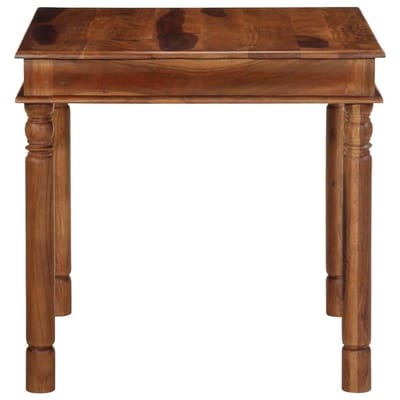 vidaXL - Eettafel - 80x80x77 - cm - massief - acaciahout