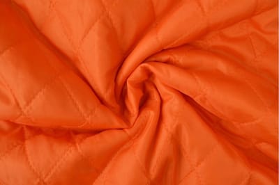 10 meter gewatteerde voeringstof - Oranje - 150cm breed