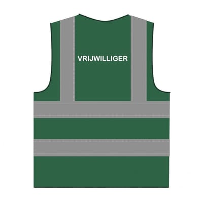 Vrijwilliger hesje RWS donkergroen
