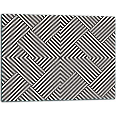 TMK ArtDeko - Snijplank - Glas - 52x40 cm - Inductiekookplaat Bescherming - Krasbestendig