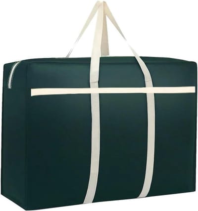 Waszakken Opvouwbaar - Verhuisdozen Stoffen - Opslag Kleding - Met Labelvenster - 90x48cm - Meerkleurig