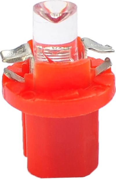 M-Tech LED W5W 12V - Basic 1x Led diode - Concaaf Rood - Set
