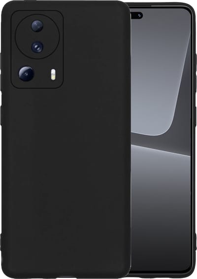 Hoesje - Geschikt voor Xiaomi 13 Lite - Sterk & Shockproof - Hoes Cover - Siliconen Case - Telefoonhoesjes - Zwart