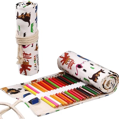 Pencil Case met 72 Gaten, Draagbare Penrol voor Teken- en Schrijfbenodigdheden, Ideaal voor Kunstenaars en Studenten