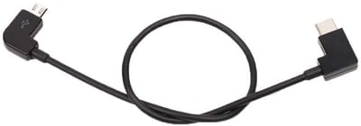 E-bike oplader kabel - Micro USB naar USB-C - geschikt voor Bosch, Yamaha, Impulse, BH Bikes en Android Smartphone - elektrische fiets - 30 CM - zwart