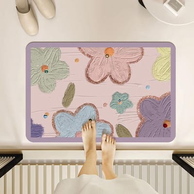 Diatomeeënaarde Badkamer Absorberende Vloermat Toilet Ingangsdeur Antislip Badkamermat Voetmat Toilet Huishoudelijk Tapijt 40 * 60CM