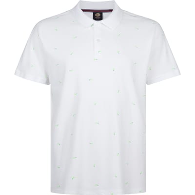 Petrol Industries - Heren Plus Size polo met korte mouwen Chassis - Wit - Maat 3XL