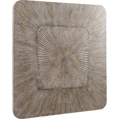 PTMD Wandpaneel Dishita - 120x3x120 cm - MDF - Creme