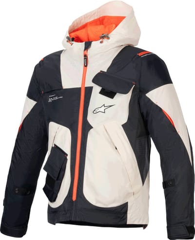 Alpinestars Mogress Air Zwart Almond Hot Orange Motorjas - Maat L - Jas