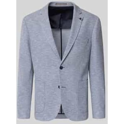 Slim fit 2-knoops colbert met reverskraag