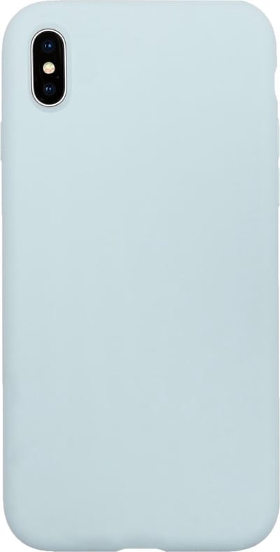 BMAX Siliconen hard case hoesje geschikt voor Apple iPhone Xs Max / Hard Cover / Beschermhoesje / Telefoonhoesje / Hard case / Telefoonbescherming - Zeeblauw