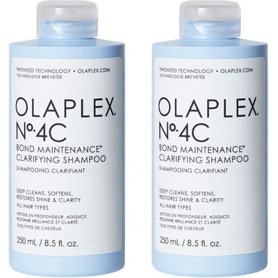 2x Olaplex No.4C Bond Maintenance Clarifying Shampoo 250ml