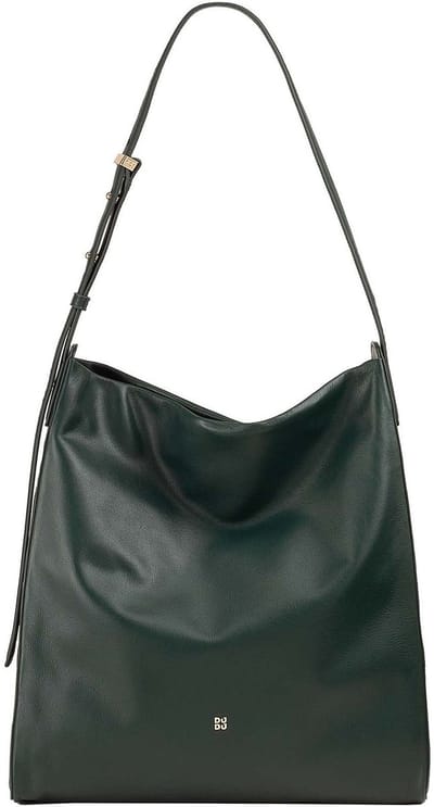 DuDu Up Schoudertas Leder 32 cm - Dames - mangrove