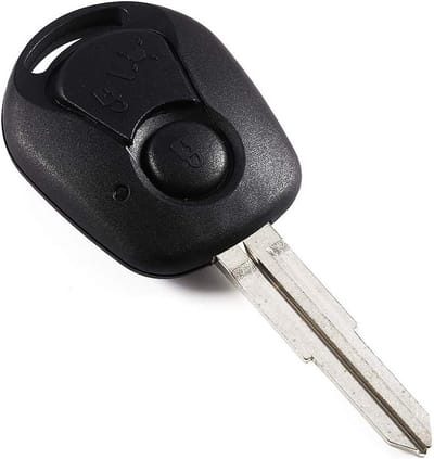 2-Button Remote Key Fob Shell voor Actyon Kyron Rexton - Vervangende Sleutelhuls met Qi-technologie en Duurzaam Ontwerp