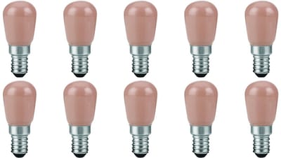SPL E14 LED Lamp 2W Dimbaar - Extra Warm Wit - 1800K - LED Filament P26 Flame - 10 Stuks