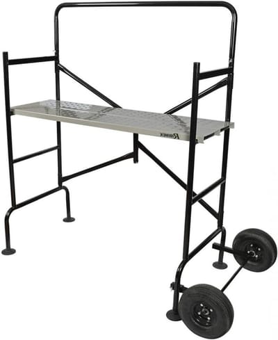 Inklapbare Steiger - Werkplatform Metaal - Huis Klussen - Verstelbare Poten - 3 Meter Hoog