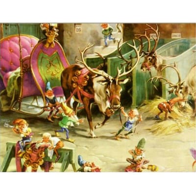 5d bricolage diamant peinture renne chariot diamant broderie point de croix 20X30CM brown