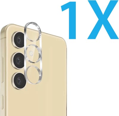 Camera lens Protector 1x Geschikt voor: Samsung Galaxy S24 - screen protector - glas - bescherm je camera - beschermglas - Transparant