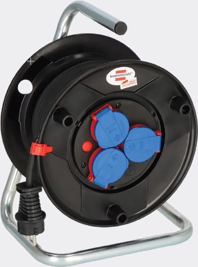 Brennenstuhl Kabelhaspel AK 240 zwart 20meter H05RR-F 3G1,5