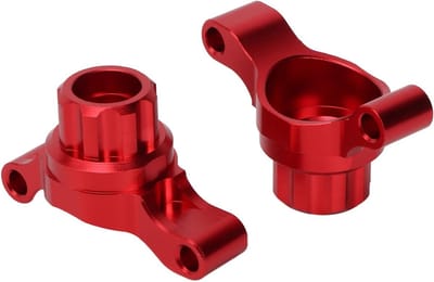 2 Stuks Aluminium Achterste Stuurkop voor RC Auto's - Compatibel met Tamiya TT02, 1/10 Modelauto's, Verbeterde Stabiliteit en Precisie