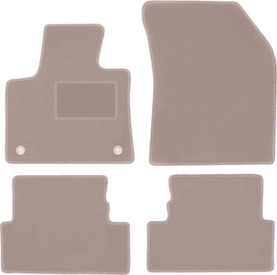 Beige veloursmatten voor: Citroen C5 Aircross crossover (2019-)