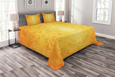 ABAKUHAUS Dagdeken Set – goudsbloem, 170×220 cm