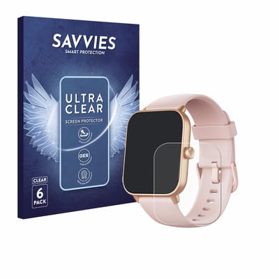 Savvies - Screenprotector voor aeac IDW19 1.85" - Folie Beschermfolie transparant 6 Stuks