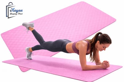 Yogamat Fitnessmat Roze – 190x90cm – 1cm Dik Pilates Gym Antislip – yoga mat – sportmat – yogamat antislip – 84374
